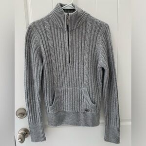 Harley Davidson Women’s Grey quarter zip Sweater